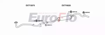 Система выпуска ОГ EuroFlo TYHIL24D 0800LHD